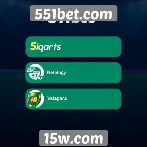 Explorando os métodos de pagamento disponíveis no 551bet.com